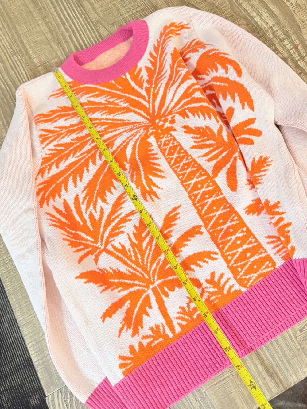 Maaji Pullover Palm Tree Sweater.